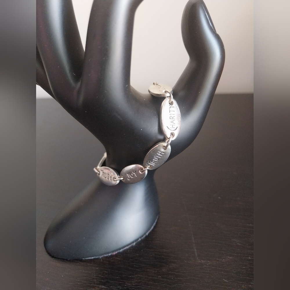 Silver Sterling  Charm Bracelet - Picture 9 of 10